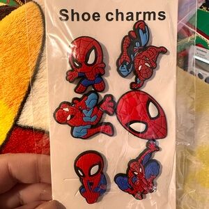 Spider-Man Shoe Charms Set